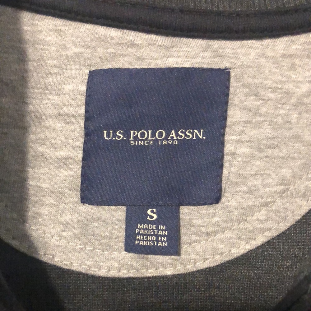 U.S. Polo Assn size small 1/4 zip flatback - Picture 3 of 14